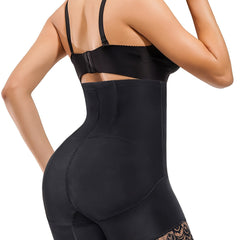 Lace Tummy Control Butt Lifting Shorts High Waist Shaper Shorts