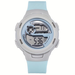 Teen Casual Digital Silicone Watch Multifunctional Electronic Watch Gift
