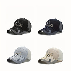 Unisex Modern Casual Baseball Cap with Letter Embroidery