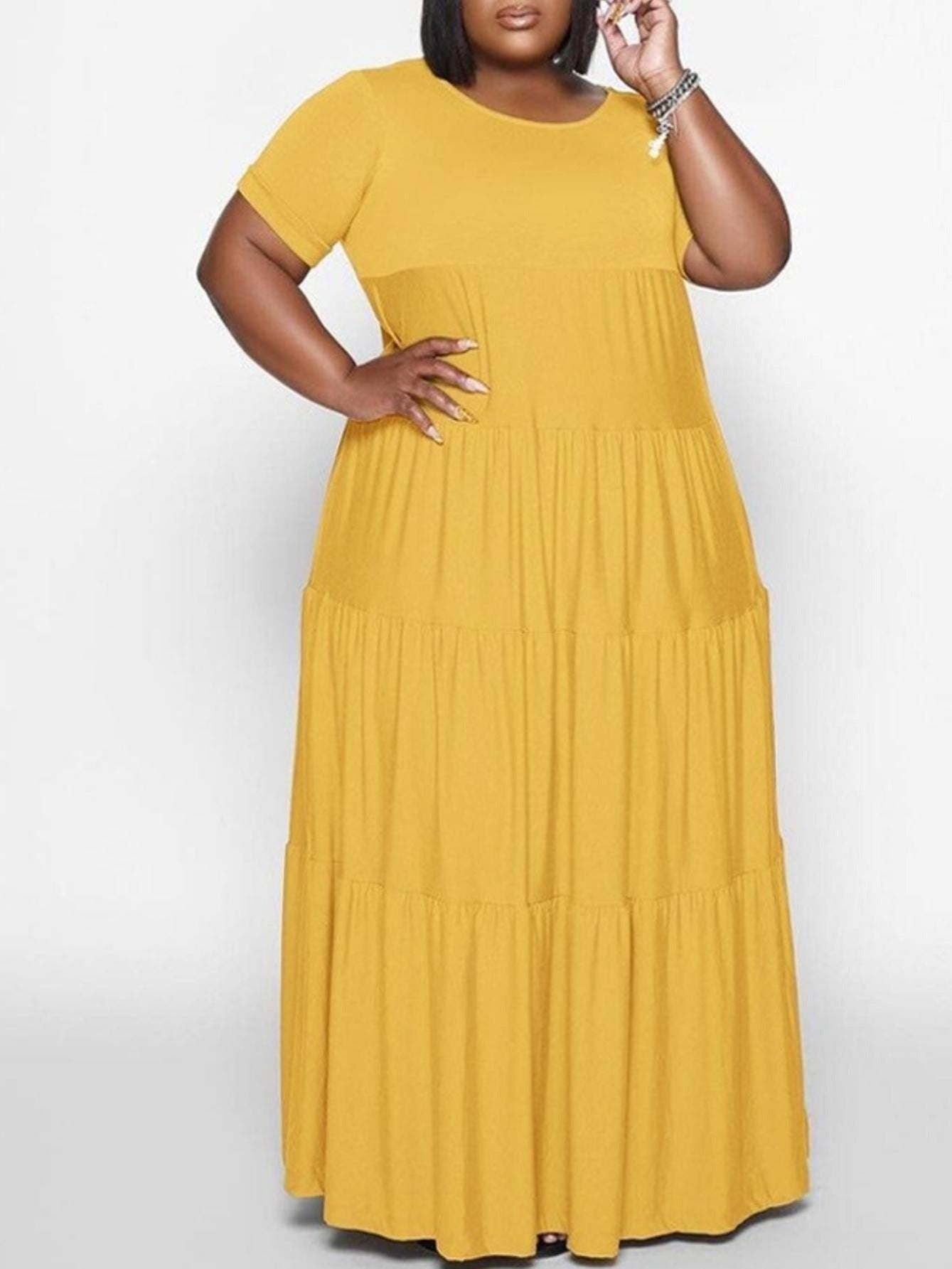Women's Plus Size Loose Fit Maxi Dress