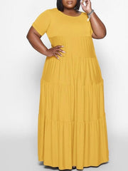 Women's Plus Size Loose Fit Maxi Dress