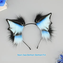 Sea Demon Headband with Cartoon Animal Ears for Cosplay