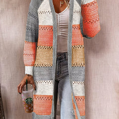 Eyelet Embroidered Open Front Cardigan
