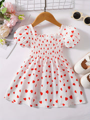 Baby Girls Polka Dots Puffy Dress