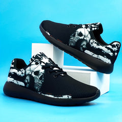 Men's Punk Skull Lightweight Running Shoes