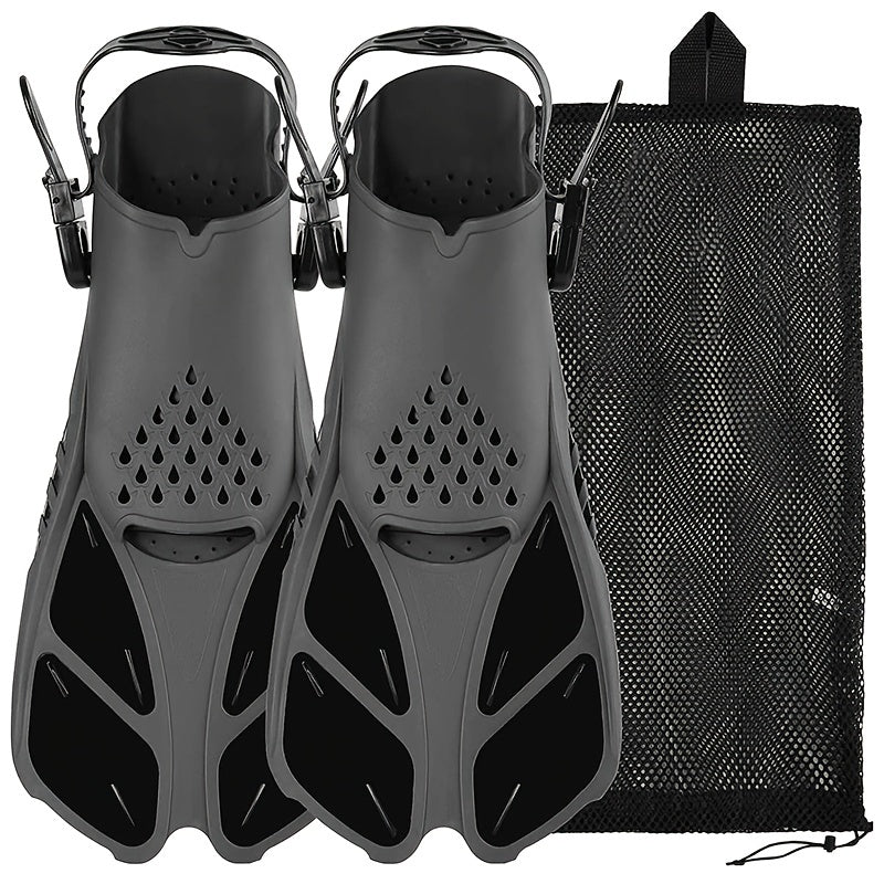 Adult Swim Fins Open Heel Flippers for Snorkeling Diving