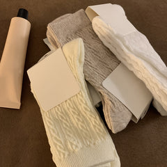 5 Pairs Twist Textured Socks Women's Stockings