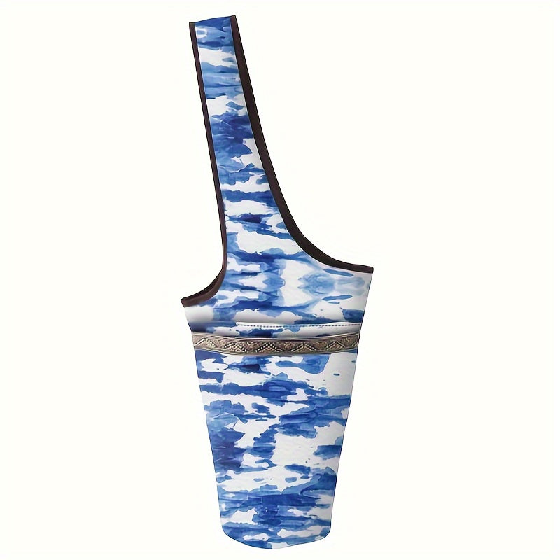 Canvas Yoga Mat Storage Bag Single Shoulder Fitness Bag