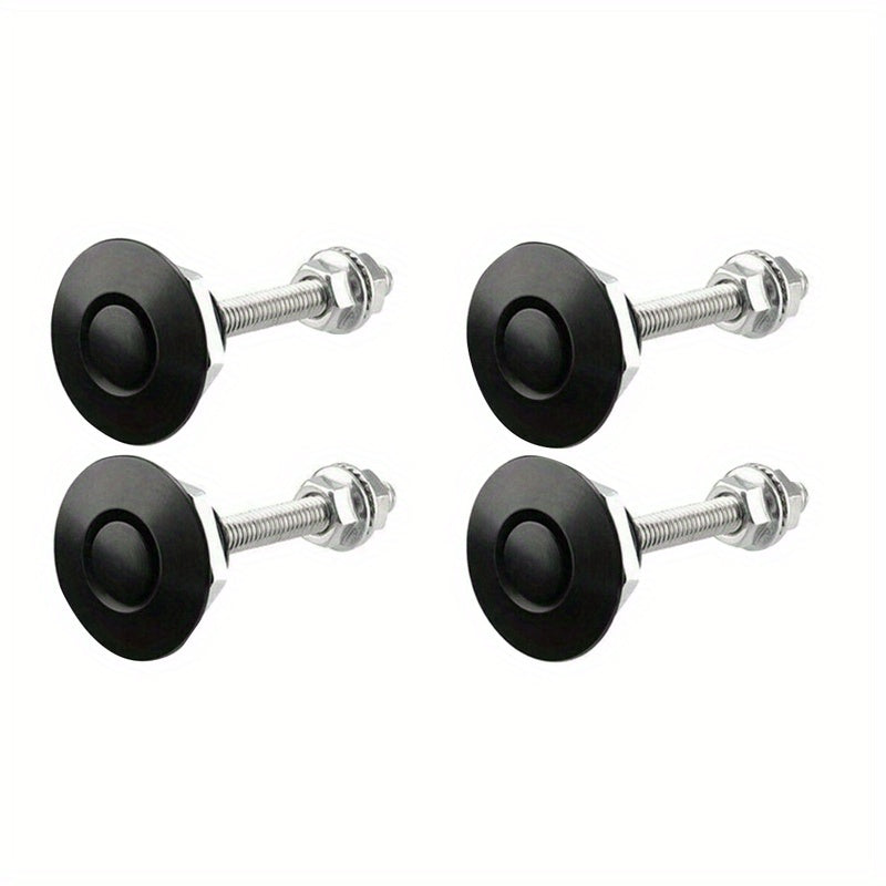 4pcs Universal 30mm 1 18 Hood Pins Lock Kit Secure Car Engine Bonnets