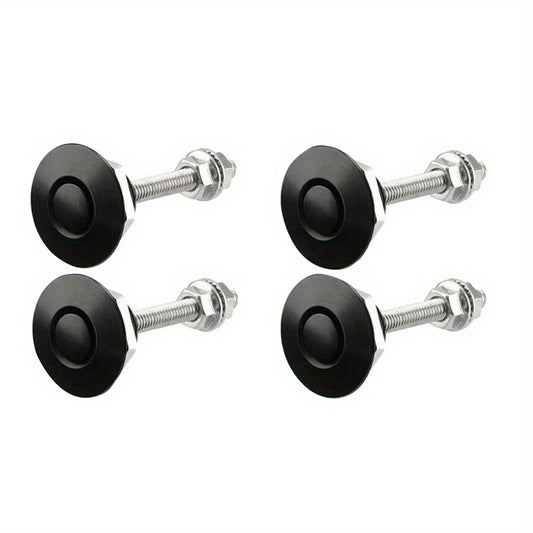 4pcs Universal 30mm 1 18 Hood Pins Lock Kit Secure Car Engine Bonnets