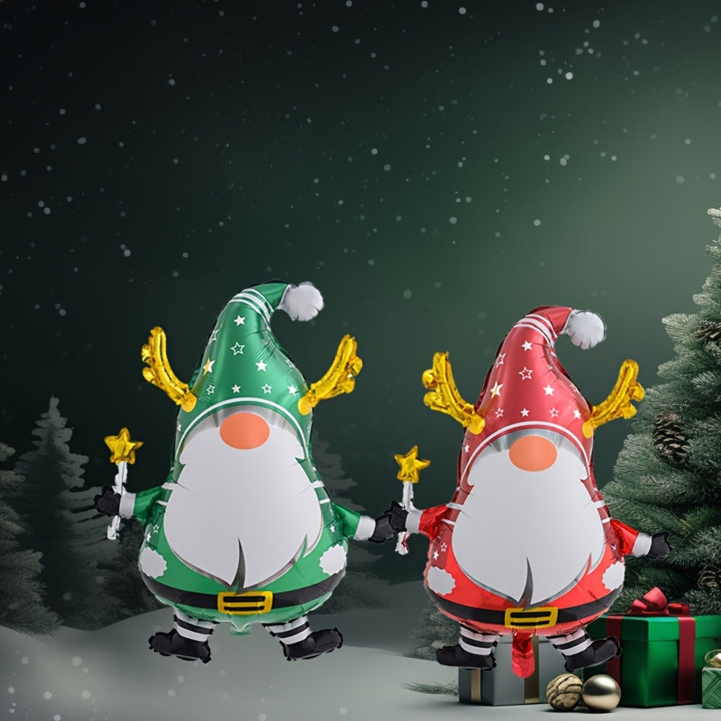 2pcs Santa Claus Doll Balloons Christmas Party Events Decoration
