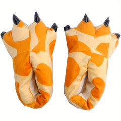 Cow Print Slip On House Shoes For Boys