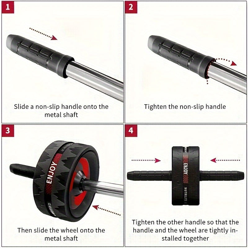 Automatic Rebound Abdominal Wheel for Weight Loss Core Strength Training