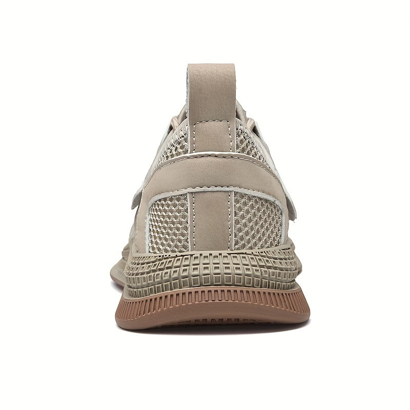 Men's Breathable Slip-On Sneakers with Shoelaces