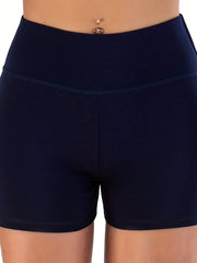 4pcs High Waist Yoga Running Biker Shorts Women's Activewear
