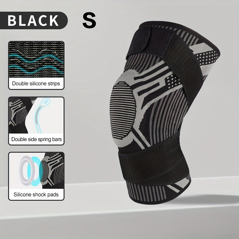 Knee Pad with Gel Pad and Stabilizer for Meniscus Support