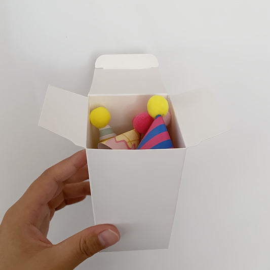 15pcs Mini Cartoon Birthday Hat Colorful Designs for Party Decorations