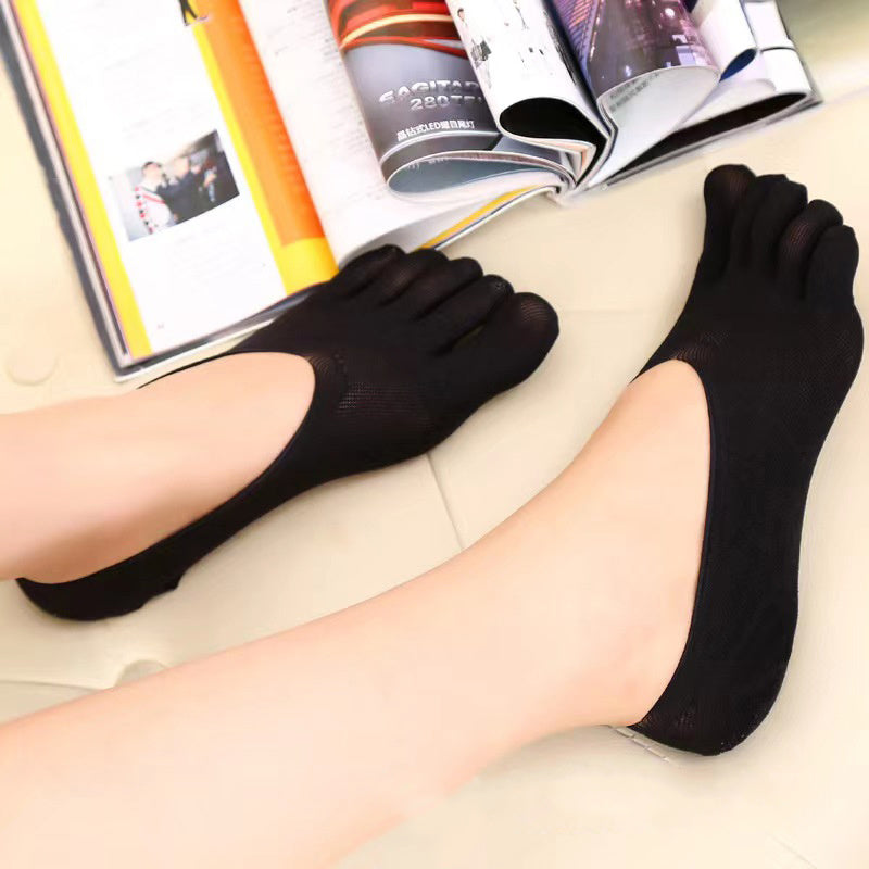 Women's No Show Toe Socks Low Cut Ankle Liner Socks