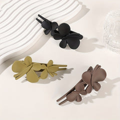 Frosted Butterfly Hair Clip Vintage Barrette Women Hair Accessories