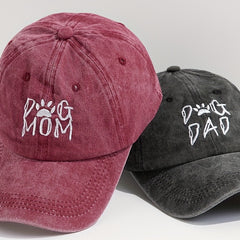 2pcs Mens Embroidered Baseball Cap Cartoon Sun Hat For Outdoor