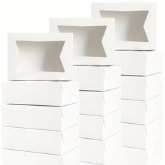 36pcs Cookie Boxes with Windows for Gift, Pastries, Desserts