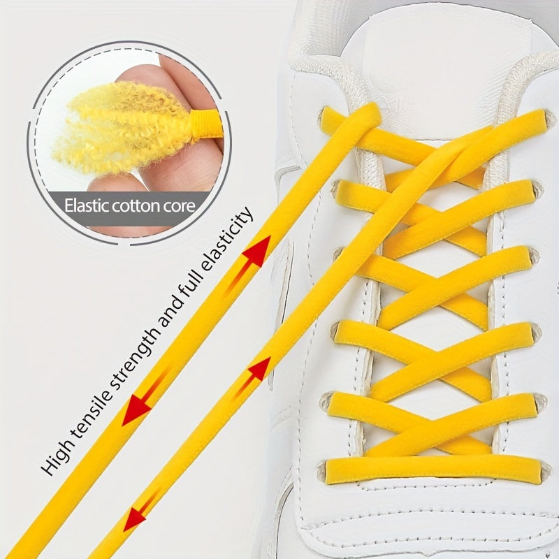 Adjustable Elastic Shoelaces With Clip Buckles for Sneakers