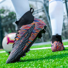 Unisex AG Cleat Soccer Shoes Professional Outdoor Training Shoes
