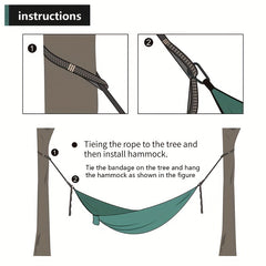 5 Ring High Load Hammock Straps Home & Outdoor Use