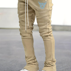 Butterfly Pattern Flared Trousers Men s Casual Stretch Street Style Joggers