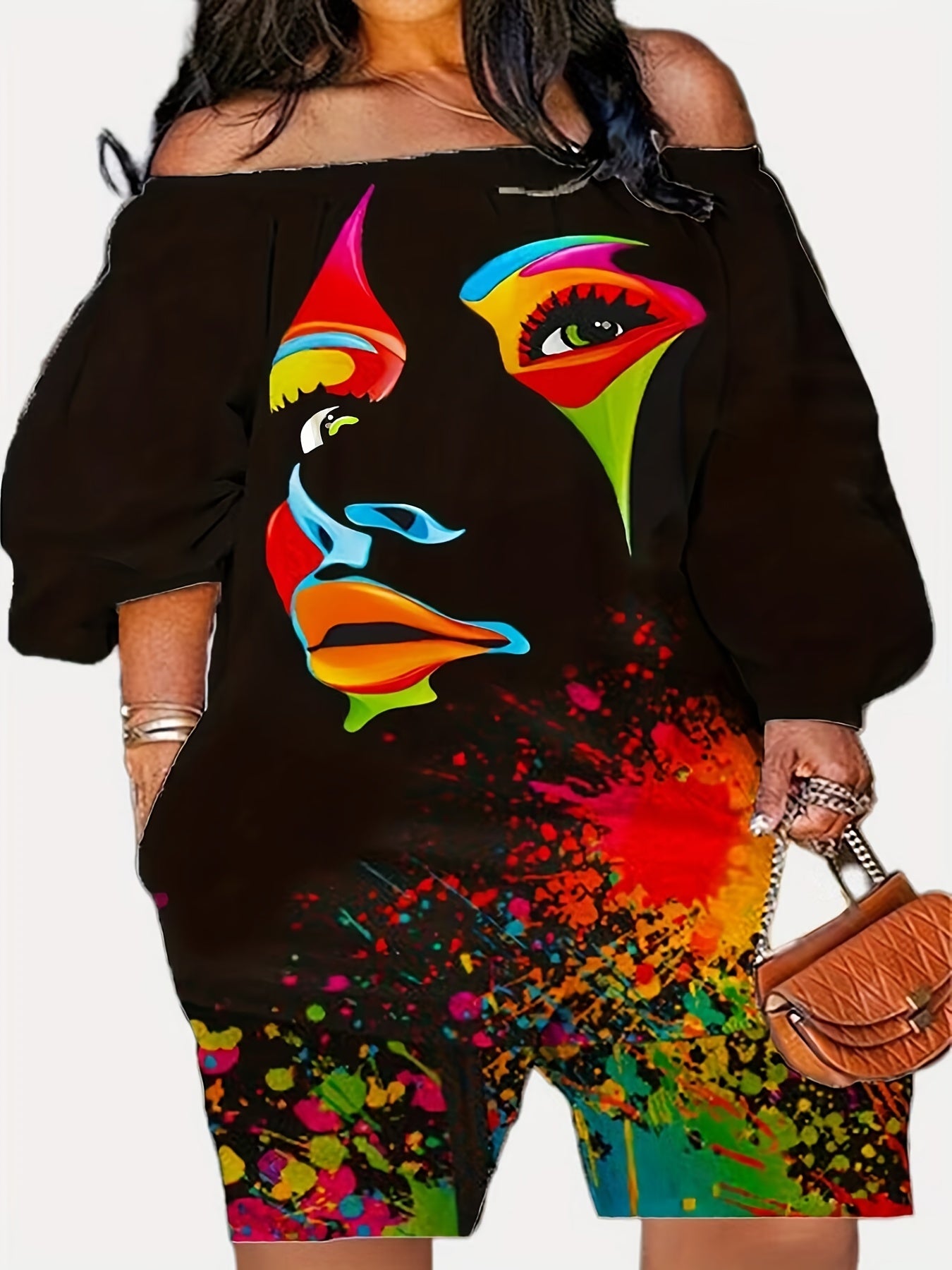 Off Shoulder Romper Jumpsuit Long Sleeve Casual Women's Clothing