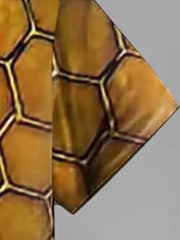 Bee 3D Graphic Print Men's T Shirt for Summer Outings