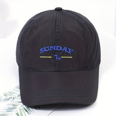 Sunday 7th Embroidery Baseball Cap Mesh Breathable Summer Dad Hat