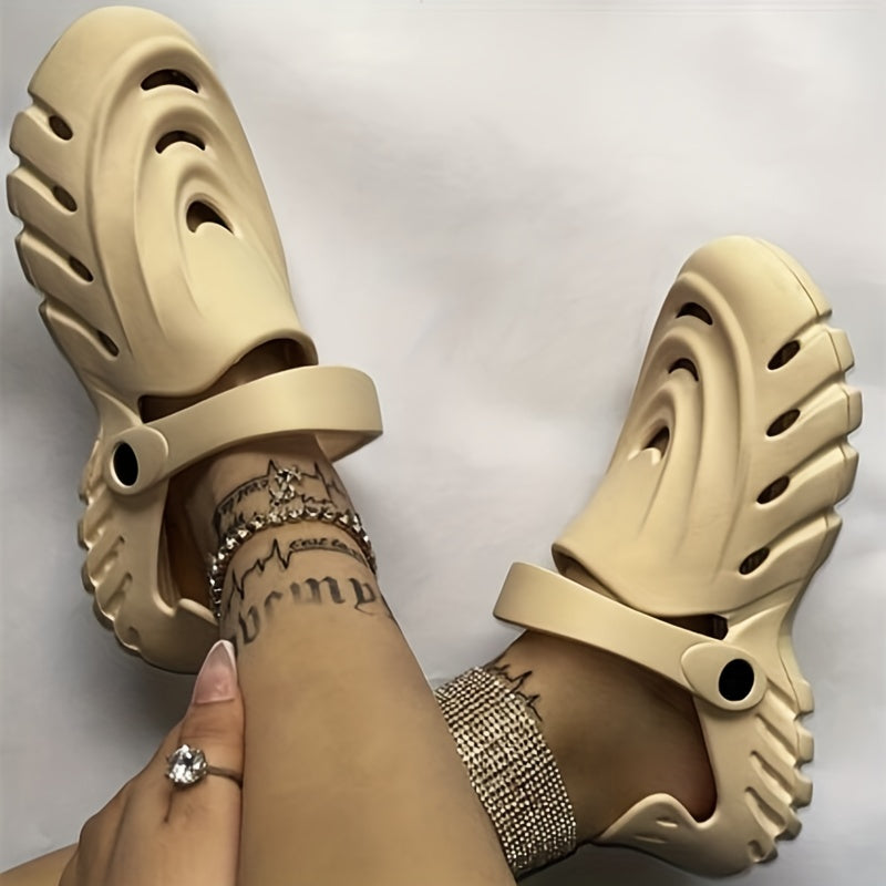Anti-slip Beach Sandals Closed Toe Clogs Women's Footwear