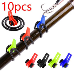 10pcs Hook Keeper Tackle Accessory Prevents Lost Bait and Lures