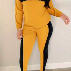 Colorblock Tee & Leggings Set