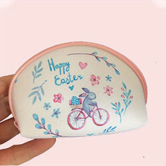 Casual Cartoon Zipper Coin Purse For Girls