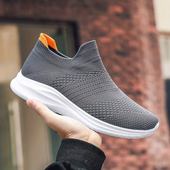 Men's Knitted Slip On Casual Shoes Breathable Lightweight Sock Shoes