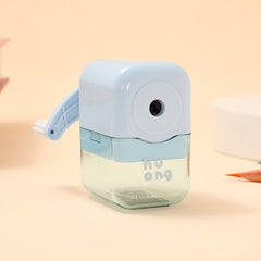 Pastel Macaron Hand Crank Pencil Sharpener Compact School Art Supplies