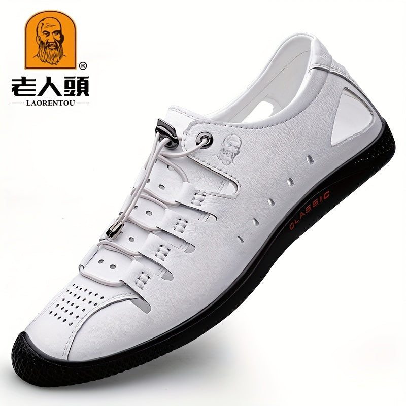 LAORENTOU Men's Closed Toe Non Slip Sandals Breathable Beach Shoes