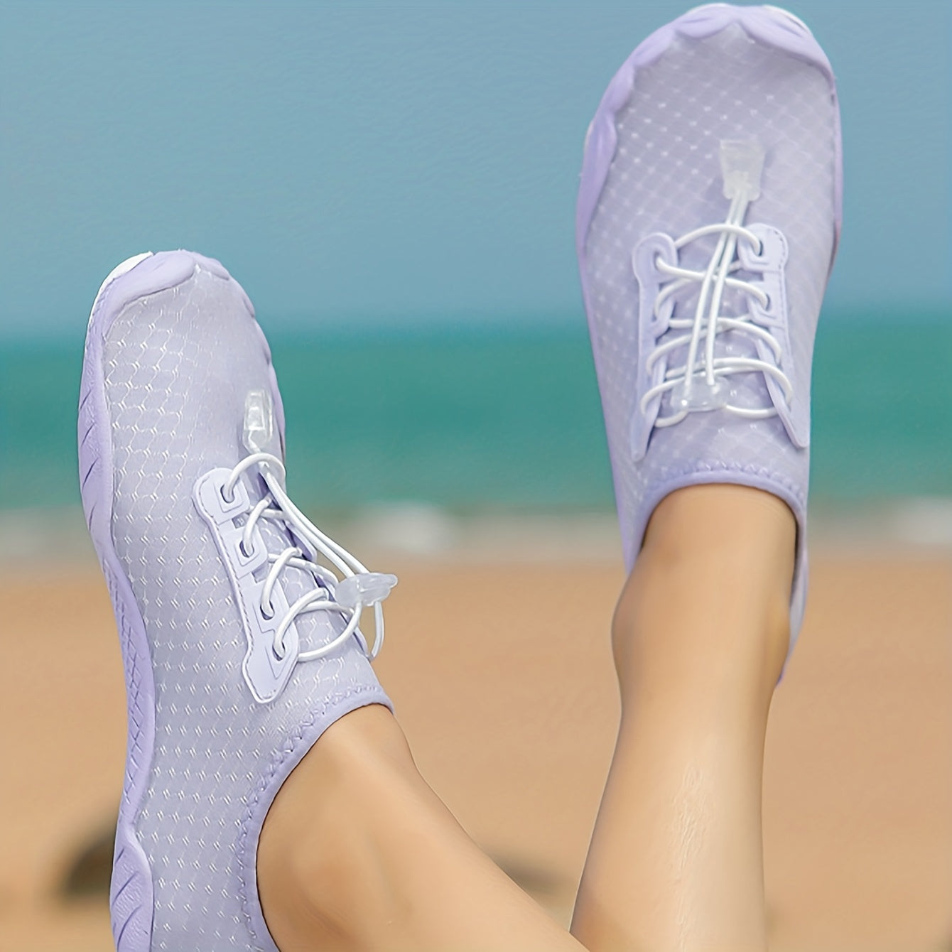 Quick Dry Slip On Elastic Barefoot Wading Shoes Non Slip Lightweight