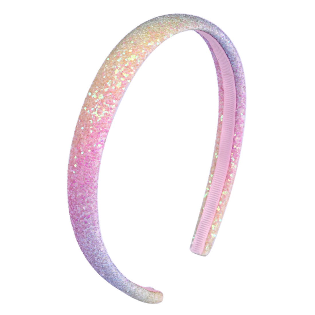 Glitter Thin Headbands for Girls Sparkly No Slip Hairbands