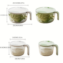 1pc Fruit And Vegetable Draining Basket Kitchen Accessory