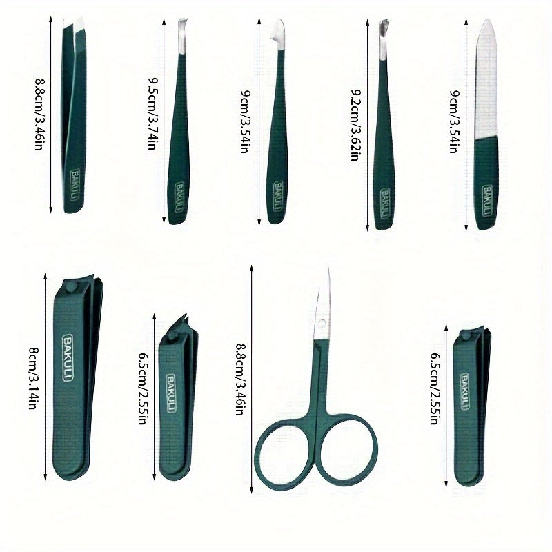 Portable Nail Clippers Fingernail & Toenail Cutter Set