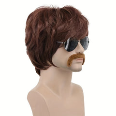 Men's Wig & Beard & Sunglasses Costume Accessories