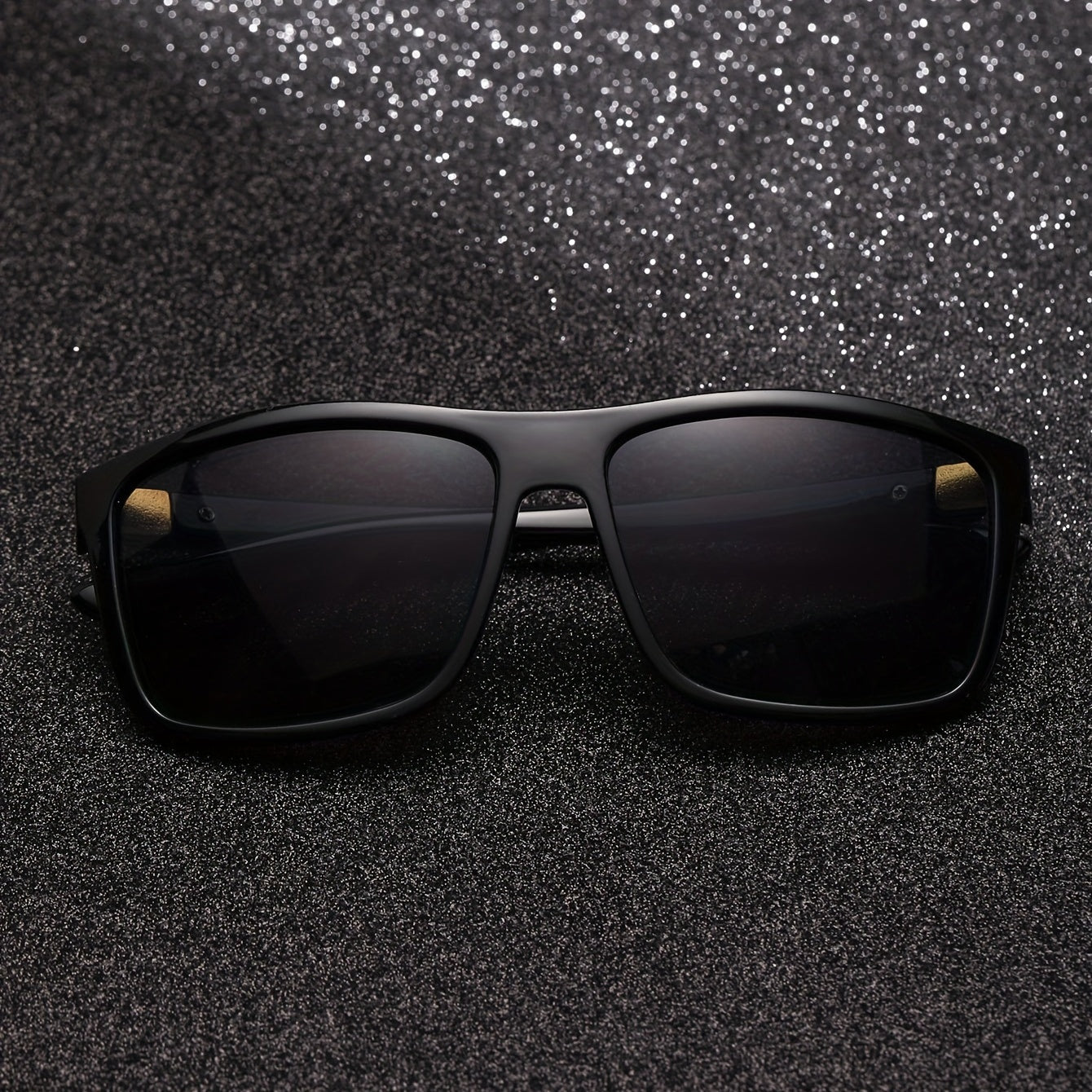 Square Frame Sunglasses Mod Metal Decor Glasses UV400