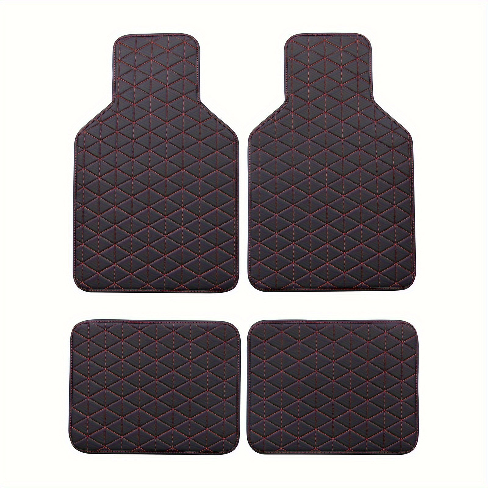 Waterproof PU Leather Car Foot Mats Car Carpets Car Interior Accessories
