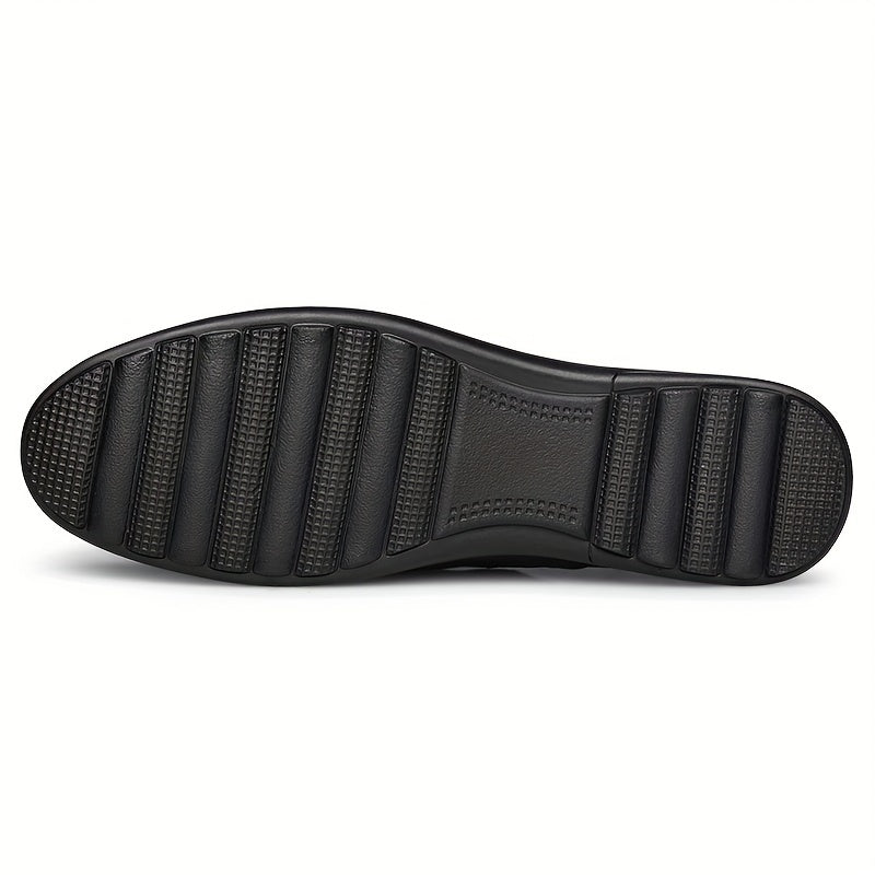 Men's PU Leather Loafer Shoes Slip On Non-slip Driving Shoes