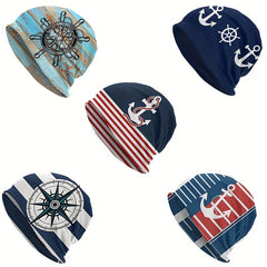 Autumn Spring Printed Breathable Bonnet Hats for Men and Women