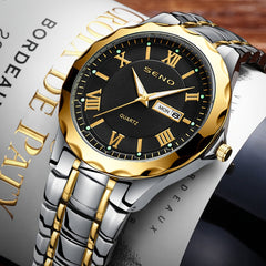 Men's Classic Pointer Scale Quartz Watch