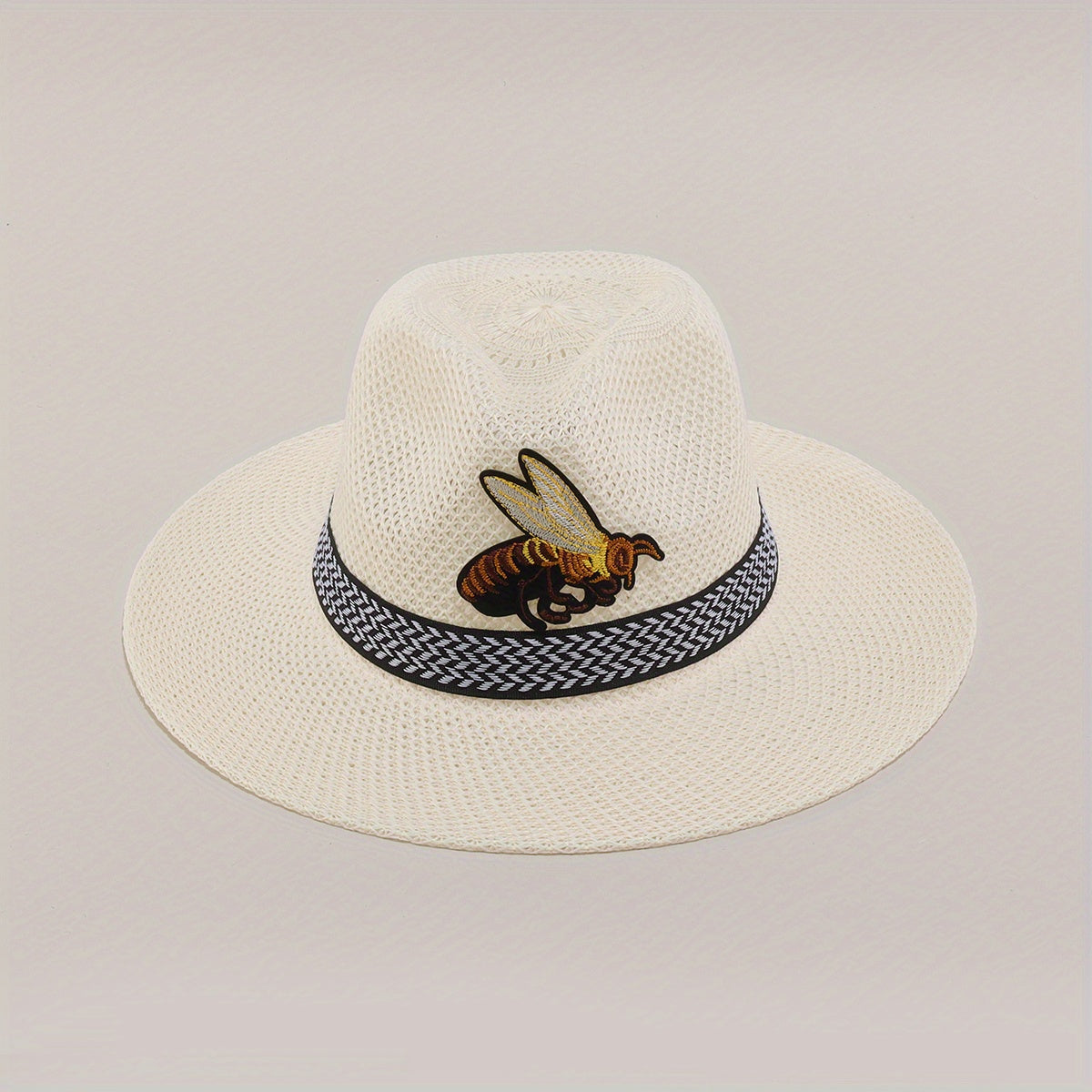 Outdoor Cowboy Hat Mens Summer Sun Hat Sun Protection Big Brim Straw Hat